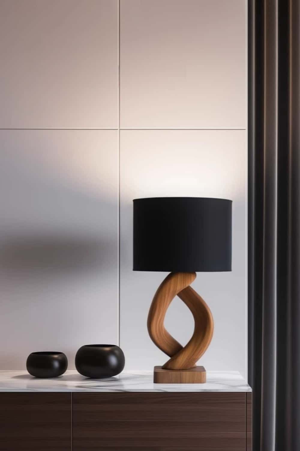 Wooden Art Lamp #WL049