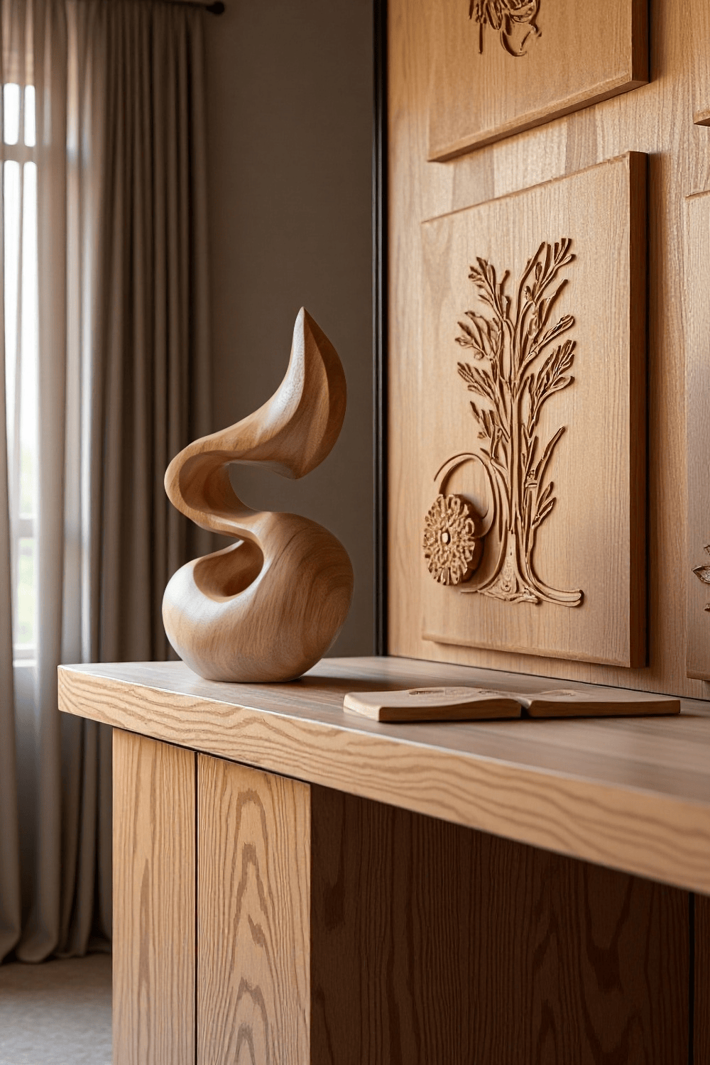 Abstract Wood Sculpture #WAB321