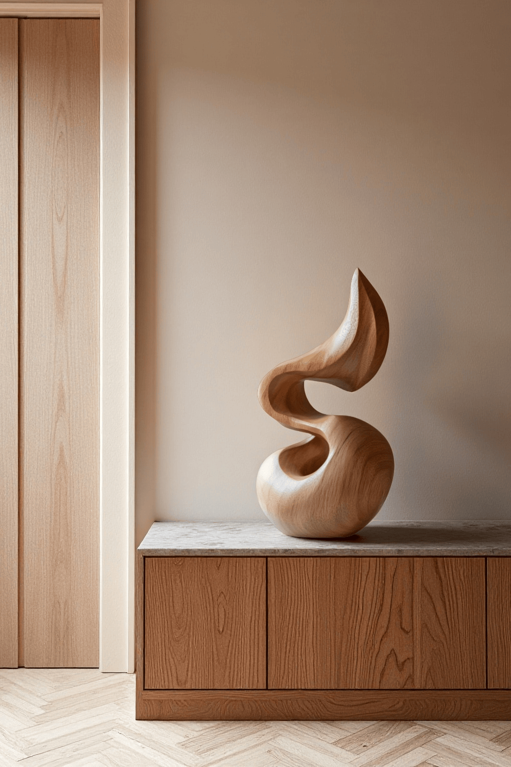 Abstract Wood Sculpture #WAB321