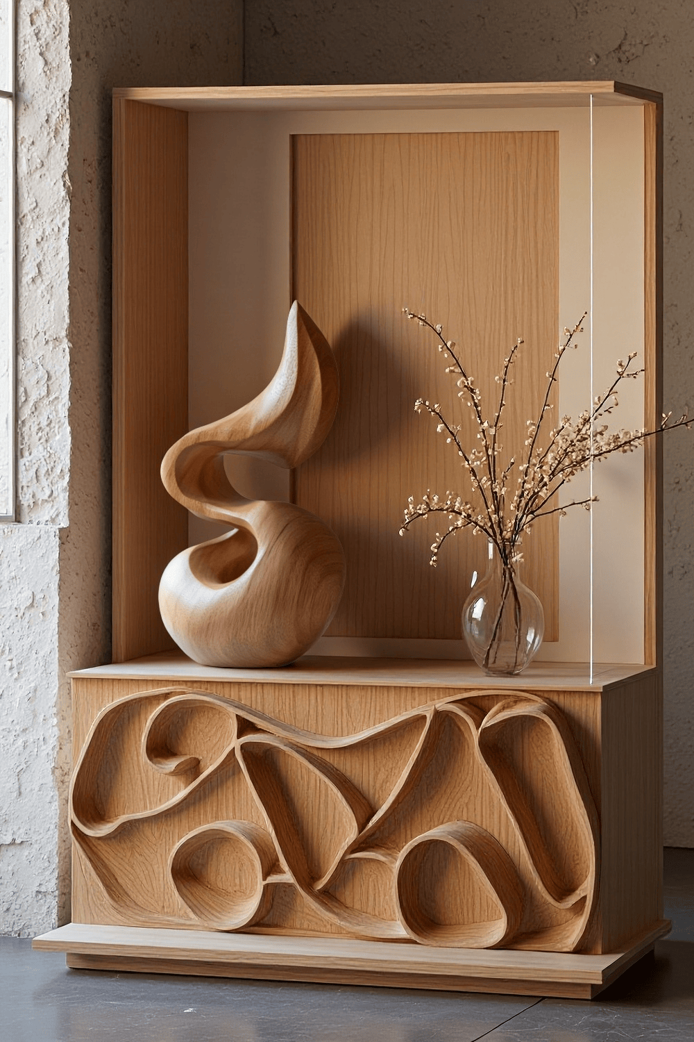 Abstract Wood Sculpture #WAB321